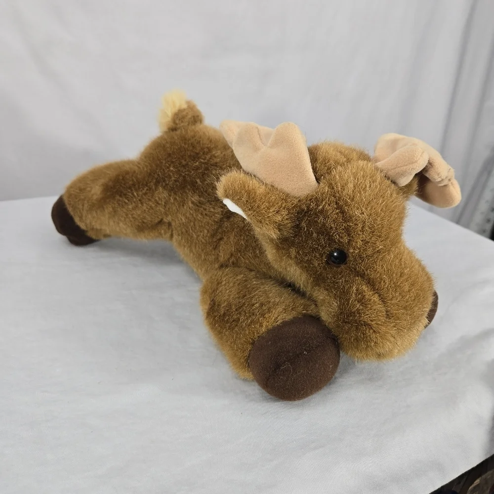 Vintage Dakin Moose Brown Plush 1993 Stuffed Animal Toy 14